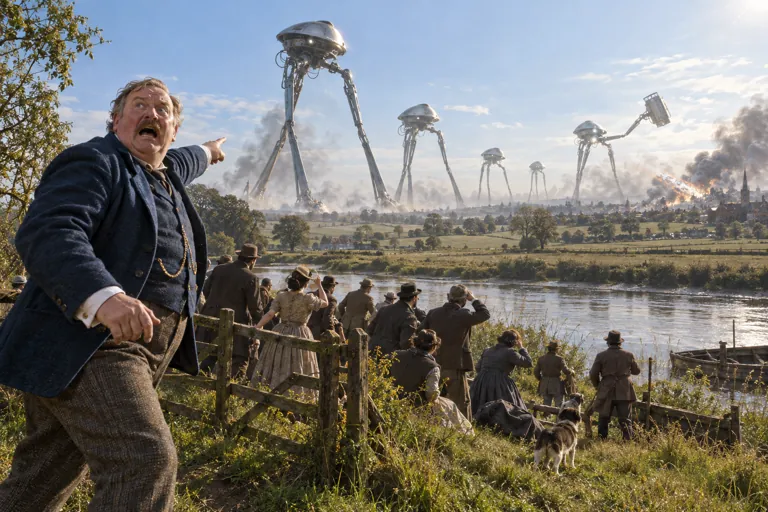 Realistic film style from The War of the Worlds